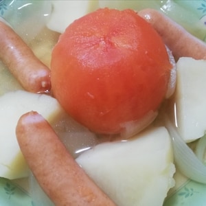 冷凍トマトのまるごとポトフ